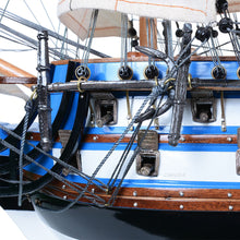 Load image into Gallery viewer, Hand Painted Model Boat (624642) - White / Blue
