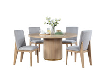 Load image into Gallery viewer, Caspian - 5 Piece Round Dining Table Set With Chairs - Oak
