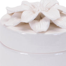 Load image into Gallery viewer, Flowers Decorative Keepsake Boxes (Set of 3) - White
