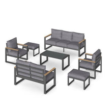 Load image into Gallery viewer, Modern Outdoor Sofa Set With Coffee Table
