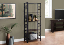 Load image into Gallery viewer, Bookshelf, Bookcase, Etagere, 4 Tier, For Office, Contemporary &amp; Modern - Espresso

