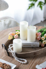 Load image into Gallery viewer, LED Candles With Remote Timer (Set of 3) - Ivory
