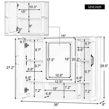 Load image into Gallery viewer, Modern Wall Mounted Medicine Cabinet With Mirror
