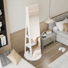 Load image into Gallery viewer, Swivel Jewelry Cabinet With Full Length Mirror
