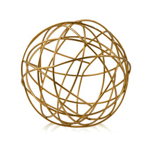 Load image into Gallery viewer, Decorative Orb Tabletop Sculpture (568885) - Gold
