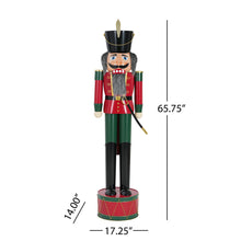 Load image into Gallery viewer, Classic Nutcracker Holiday Decor - Green / Red
