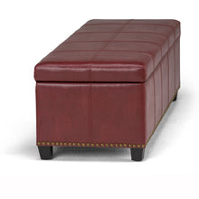 Load image into Gallery viewer, Kingsley - Upholstered Large Storage Ottoman
