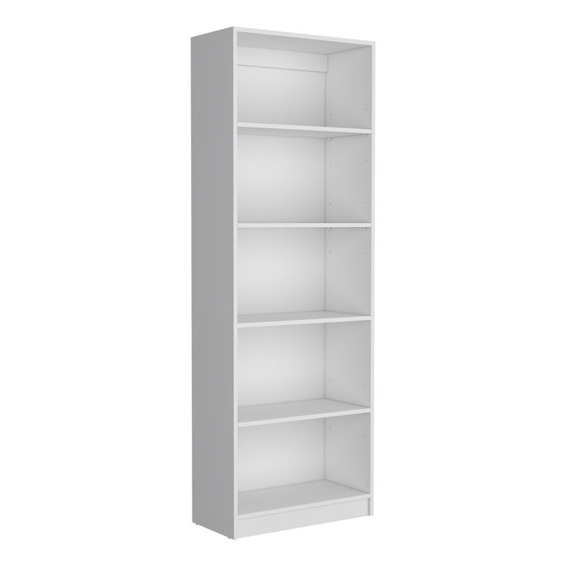 Five Tier Bookcase (546593) - White