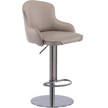 Load image into Gallery viewer, Titanium Stainless Steel Bar Stool, Grade Modern Bar Chair With Backrest, Swivel Adjustable Height For Kitchen Counter And Dining Room
