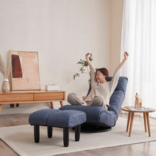 Load image into Gallery viewer, Adjustable Japanese Reclining Floor Chair Sofa With Metal Frame For Living Room
