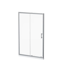 Load image into Gallery viewer, Single Sliding Shower Door With Handle - Chrome

