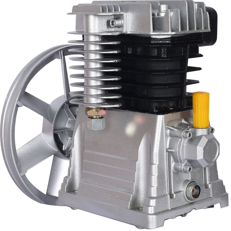 Piston 3Hp Air Compressor Head Pump 2.2Kw 115Psi - Silver