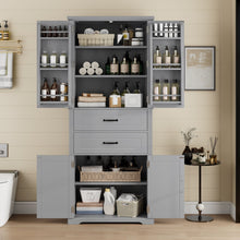 Load image into Gallery viewer, Elegant Multi Functional Storage Cabinet With Slide Rail Drawers, Adjustable Shelves
