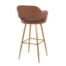 Load image into Gallery viewer, Margarite - Contemporary Fixed Height Barstool With Footrest (Set of 2) With Square
