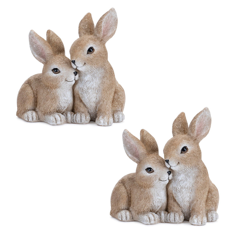 Poly Figurine Tabletop Sculpture (Set of 2) (592979) - Beige