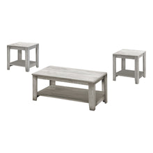 Load image into Gallery viewer, Rectangular Coffee Table With Three Shelves (Set of 3) - Gray
