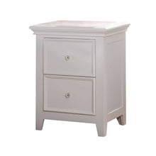 Load image into Gallery viewer, 27" Two Drawers Nightstand - White
