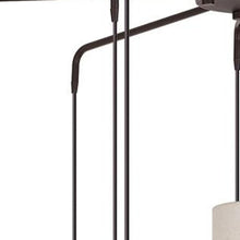 Load image into Gallery viewer, Nine Light Metal Dimmable Chandelier With Shades - Bronze / Cream
