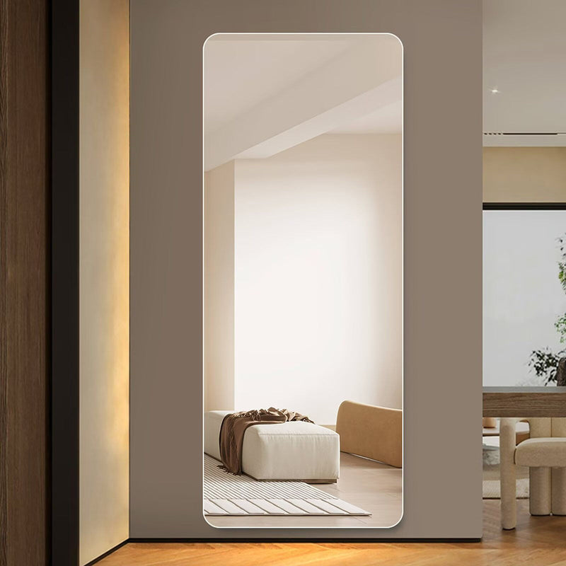 Square Frameless Full Length Hanging Mirror - Clear