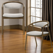 Load image into Gallery viewer, Delina - Side Chair - Gray / Walnut
