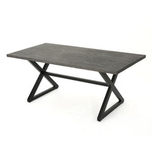 Load image into Gallery viewer, Rolando - Outdoor Aluminum Dining Table With Steel Frame
