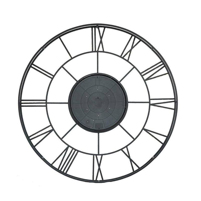 Circle Analog Exposed Gear Wall Clock (485979) - Copper