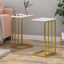 Load image into Gallery viewer, Modern Glam C - Shape End Table
