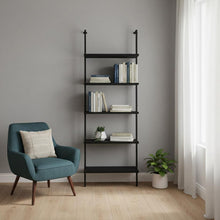 Load image into Gallery viewer, Five Tier Bookcase (489800) - Black
