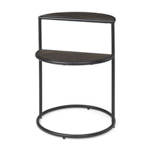 Load image into Gallery viewer, Solid Wood Metal Tray Table (605378) - Espresso / Black
