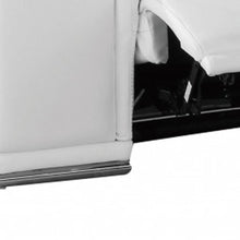 Load image into Gallery viewer, Italian Leather Power Reclining U Shaped Six Piece Corner Sectional With Console - White
