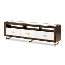 Load image into Gallery viewer, Belmont Place - Media Cabinet - White / Dark Brown
