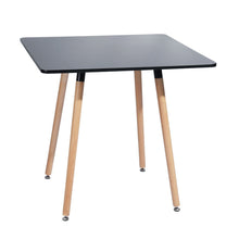 Load image into Gallery viewer, 32" Wood Square Dining Table - Black
