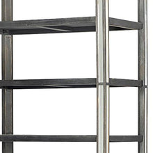 Load image into Gallery viewer, Mirrored Four Tier Bookcase With Three Drawers - Dark Brown
