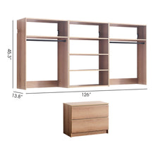 Load image into Gallery viewer, Devi - Wall Mounted Closet System With Modular Units
