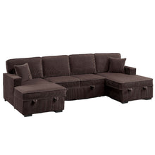 Load image into Gallery viewer, Convertible Sectional With Pull Out Bed
