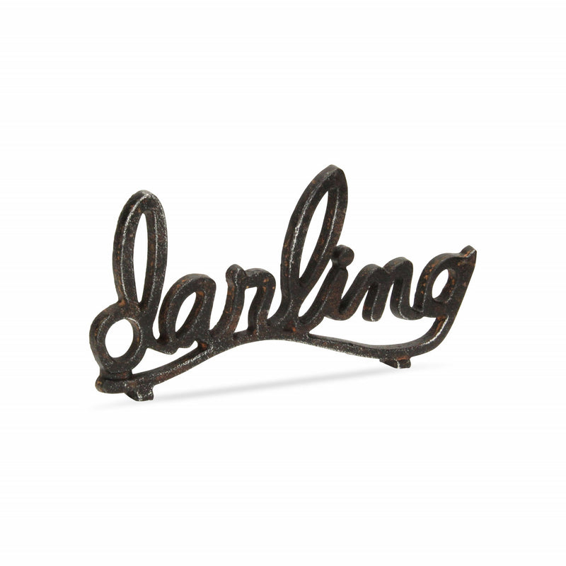 Hand Painted Darling Tabletop Sculpture - Black