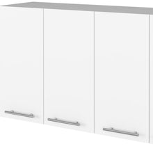 Load image into Gallery viewer, 47" Wood Wall Mounted Accent Chest With Four Doors - White
