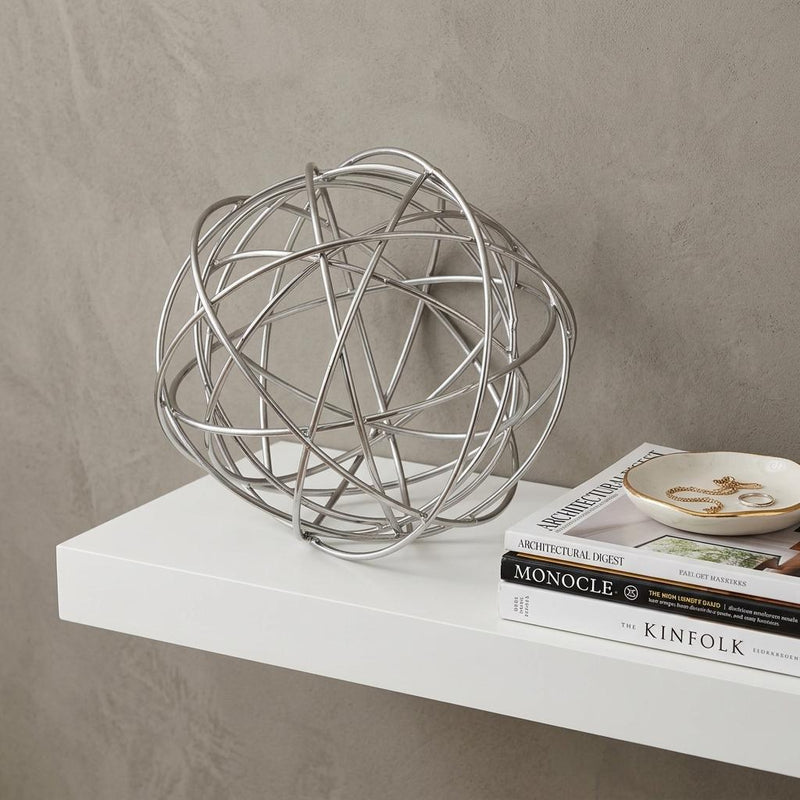 Large Wire Sphere - Silver