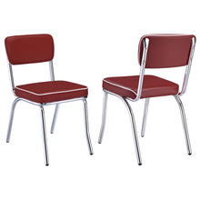 Load image into Gallery viewer, Open Back Upholstered Side Chairs (Set of 2)
