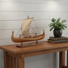 Load image into Gallery viewer, Hand Painted Model Boat (624206) - Light Brown / Beige
