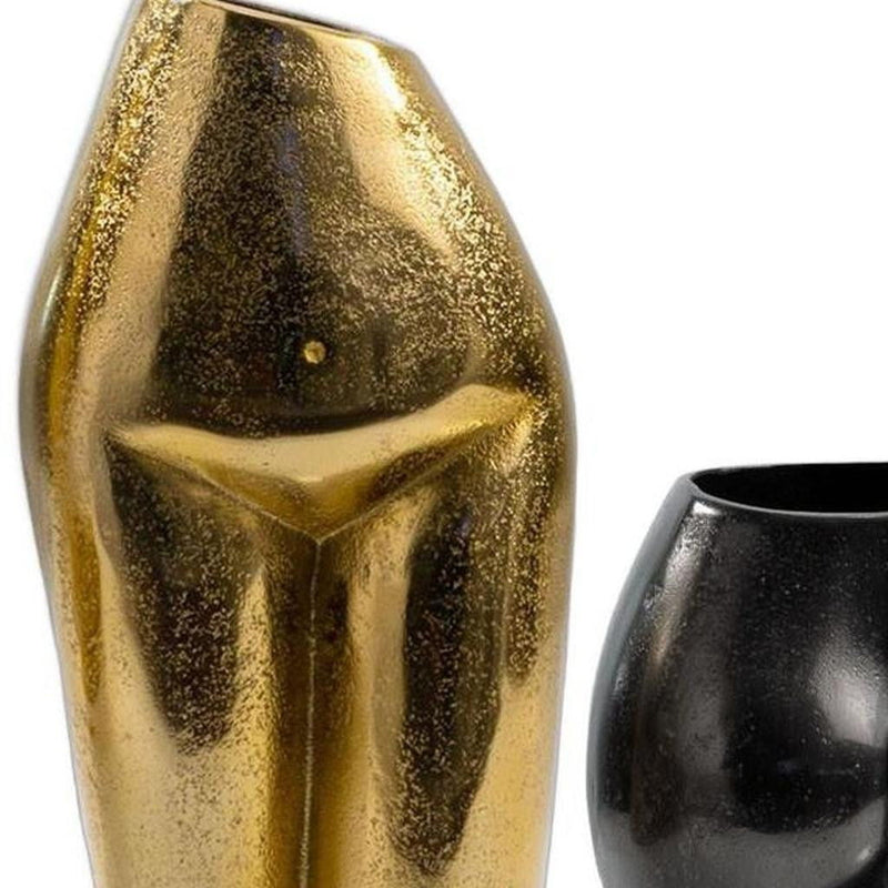 Female Form Table Vase - Antiqued Bronze