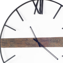 Load image into Gallery viewer, Circle Skeleton Wall Clock (376237) - Black
