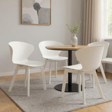 Load image into Gallery viewer, Heavy Duty Plastic Dining Side Chair (Set of 4) - White
