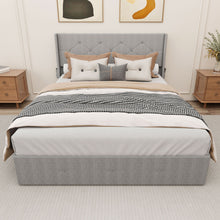 Load image into Gallery viewer, Bed With Gas Lift Storage, USB Ports
