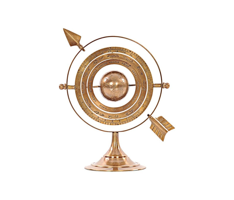 Armillary Sphere Tabletop Sculpture - Bronze