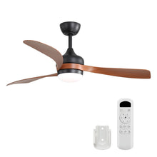 Load image into Gallery viewer, Ceiling Fan With 3 Blades, Remote Control, Reversible DC Motor, Noiseless Operation, 3 Downrods
