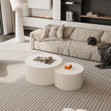 Load image into Gallery viewer, Wave Stripe Nesting Coffee Table (Set of 2)
