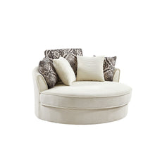 Load image into Gallery viewer, Swivel Accent Barrel Chair With 5 Movable Pillow 360 Degree Swivel Round Sofa Chair For Living Room, Bedroom, Hotel
