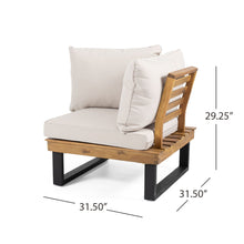 Load image into Gallery viewer, Sebastian - Corner Chair, Coffee Table - Beige
