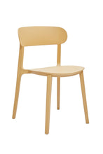 Load image into Gallery viewer, Heavy Duty Plastic Open Back Dining Side Chairs (Set of 4) - Yellow
